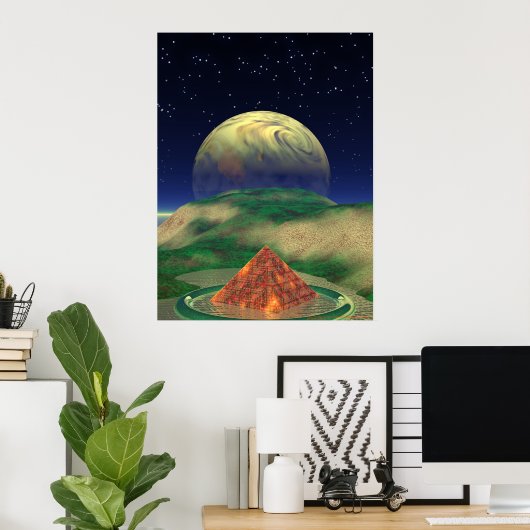 Poster Les collines vertes (Bureau à domicile)