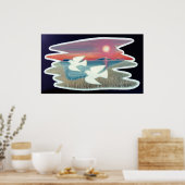 Poster Les colombes en vol (Cuisine)