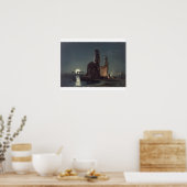 Poster Les Colonnes de Memnon, Thèbes, l'un des 24 illust (Cuisine)