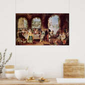 Poster Les comédiens italiens (Cuisine)