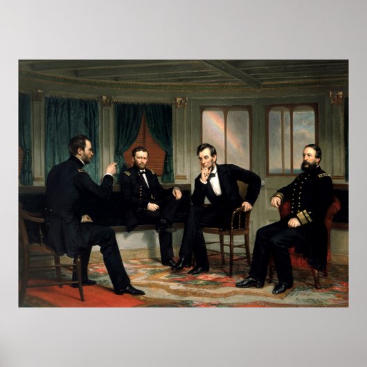 Poster Les conciliateurs de George Peter Alexander Healy (Devant)