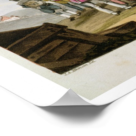 Poster Les Conscripts français, gravés par Matthew Dubour (Coin)