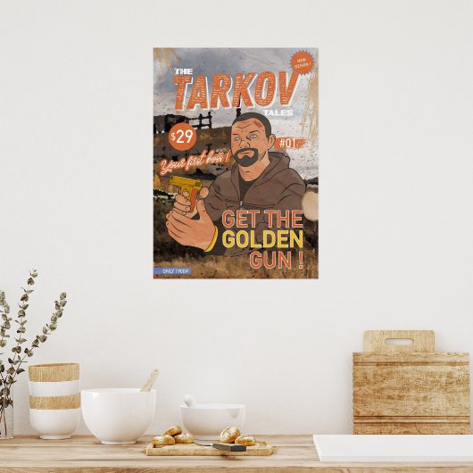 Poster Les Contes de Tarkov 01 Échapper de Tarkov Reshala (Cuisine)
