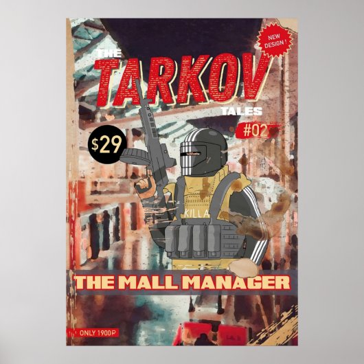 Poster Les Contes de Tarkov 02 Fuir de Tarkov Killa V (Devant)