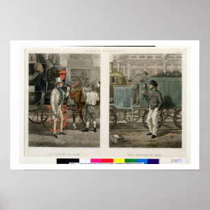 Poster Les contrastes de l'avant : Le conducteur de 1832,