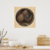 Poster LES COPRIS ESPAGNOLS - Illustration du livre d'ins (Cuisine)