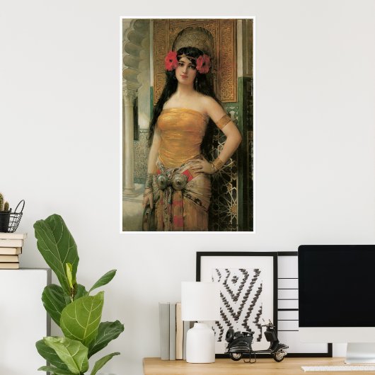 Poster Les Coquelicots (Bureau à domicile)