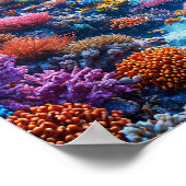 Poster Les coraux et la mer (Coin)