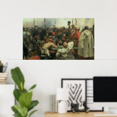 Poster Les cosaques de Zaporozhye (Bureau à domicile)