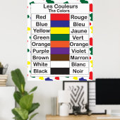 Poster Les Couleurs (Bureau à domicile)