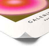 Poster Les Couleurs 05 Aura Olive Et Rose Gradient (Coin)