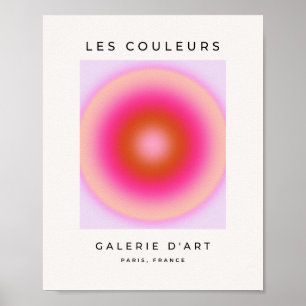 Poster Les Couleurs 06 Lilac Et Rose Gradient Aura