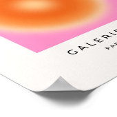 Poster Les Couleurs 11 Pink And Orange Gradient (Coin)