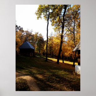Poster Les couleurs d'automne dans la campagne