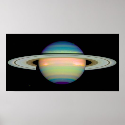Poster Les couleurs de Saturne (Devant)
