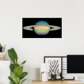 Poster Les couleurs de Saturne (Bureau à domicile)