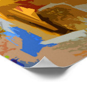 Poster Les couleurs d'Obidos Portugal (Coin)