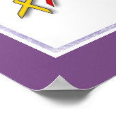 Poster Les couleurs du courage Les rubans de sensibilisat (Coin)