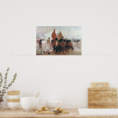 Poster Les couleurs : l'avancée des Gardes Écossais (Cuisine)