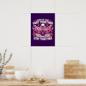 Poster Les Couples Qui S'Amusent Restent Ensemble - Drôle (Cuisine)