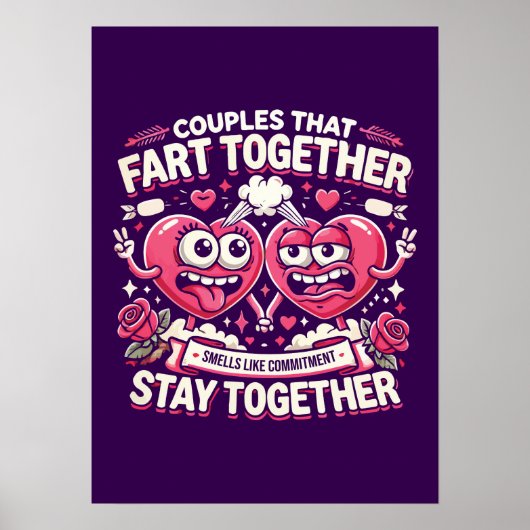 Poster Les Couples Qui S'Amusent Restent Ensemble - Drôle (Devant)
