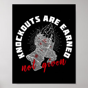 Poster Les Coups De Feu Ne Sont Pas Gagnés Avec Boxing Fi