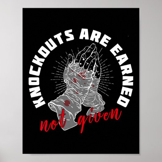 Poster Les Coups De Feu Ne Sont Pas Gagnés Avec Boxing Fi (Devant)