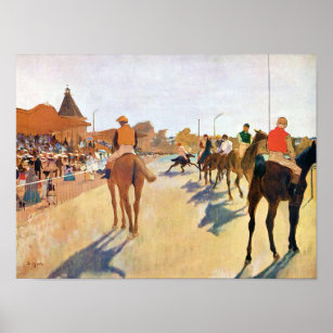 Poster Les Course À Cheval (La Parade), Edgar Degas