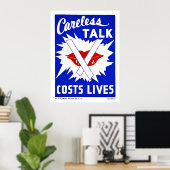 Poster Les coûts de présentation insouciants Vit 1943 WPA (Bureau à domicile)