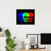 Poster Les Crânes (Bureau à domicile)
