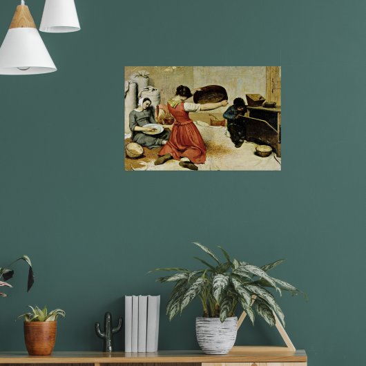 Poster Les cribleuses de blé, beaux-arts, (Salon 1)
