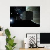 Poster Les Cubes (Bureau à domicile)