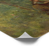 Poster Les cueilleurs d'anguille - Jean-Baptiste - Corot (Coin)