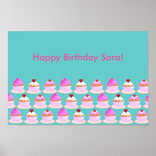 Poster Les cupaquettes sont sucrées (Devant)