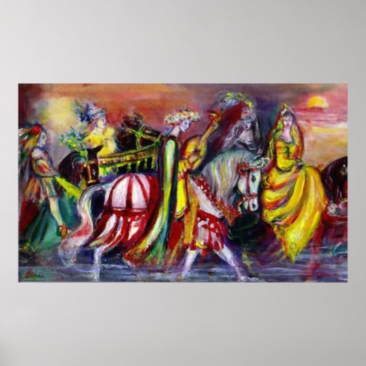 Poster Les cyclistes de la nuit (Devant)