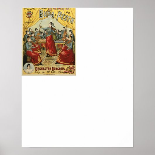 POSTER LES DAMES DE ~ BUDA PESTH (Devant)
