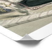 Poster Les dames de Caubul dans leur Costu d'entrée et d' (Coin)