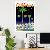 Poster Les Dames Peintes en Nuit | San Francisco (Bureau à domicile)