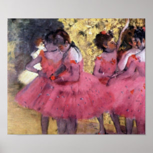 Poster Les danseurs en rose entre les scènes