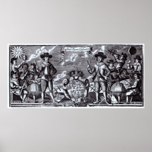 Poster Les découvreurs célèbres de l'Angleterre