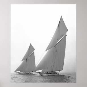 Poster Les défenseurs de la Coupe des États-Unis