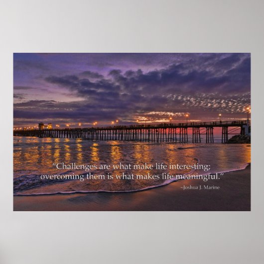 Poster Les défis sont ce qui rend la vie intéressante Pos (Devant)