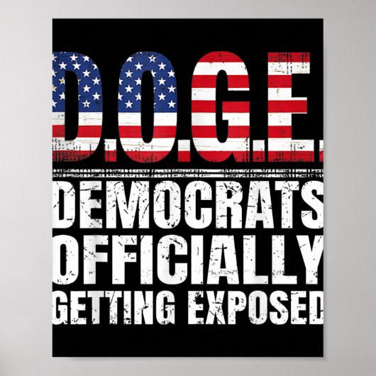 Poster Les Démocrates Doges Se Font Officiellement Expose (Devant)