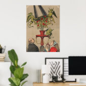 Poster Les Démons Verts Retirant La Couverture Du Bouquet (Bureau à domicile)