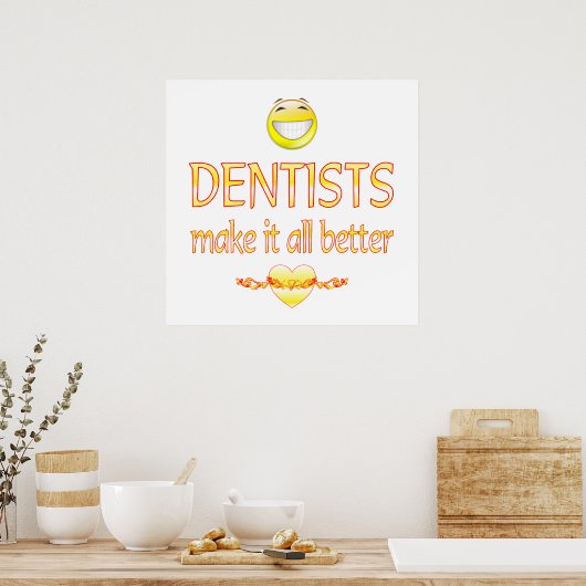 Poster Les dentistes s'améliorent (Cuisine)