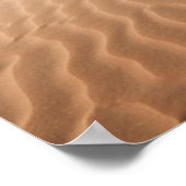 Poster Les déserts | Dunes de sable des Émirats arabes un (Coin)