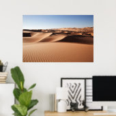 Poster Les déserts | Dunes de sable des Émirats arabes un (Bureau à domicile)