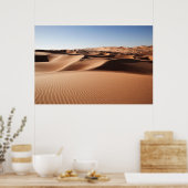 Poster Les déserts | Dunes de sable des Émirats arabes un (Cuisine)