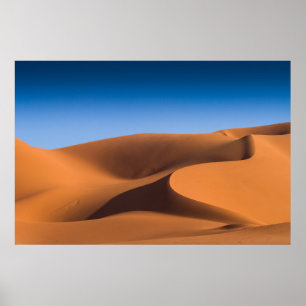 Poster Les déserts Dunes De Sable Près D'Illizi, Algéri