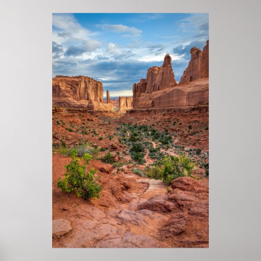 Poster Les déserts | Parc national des Arches, Utah (Devant)